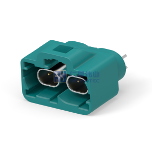 Cable-to-Board, Shielded, Vertical, 4 Position, Board Mount, Z Code, 2 mm Centerline, Data Connectivity Headers