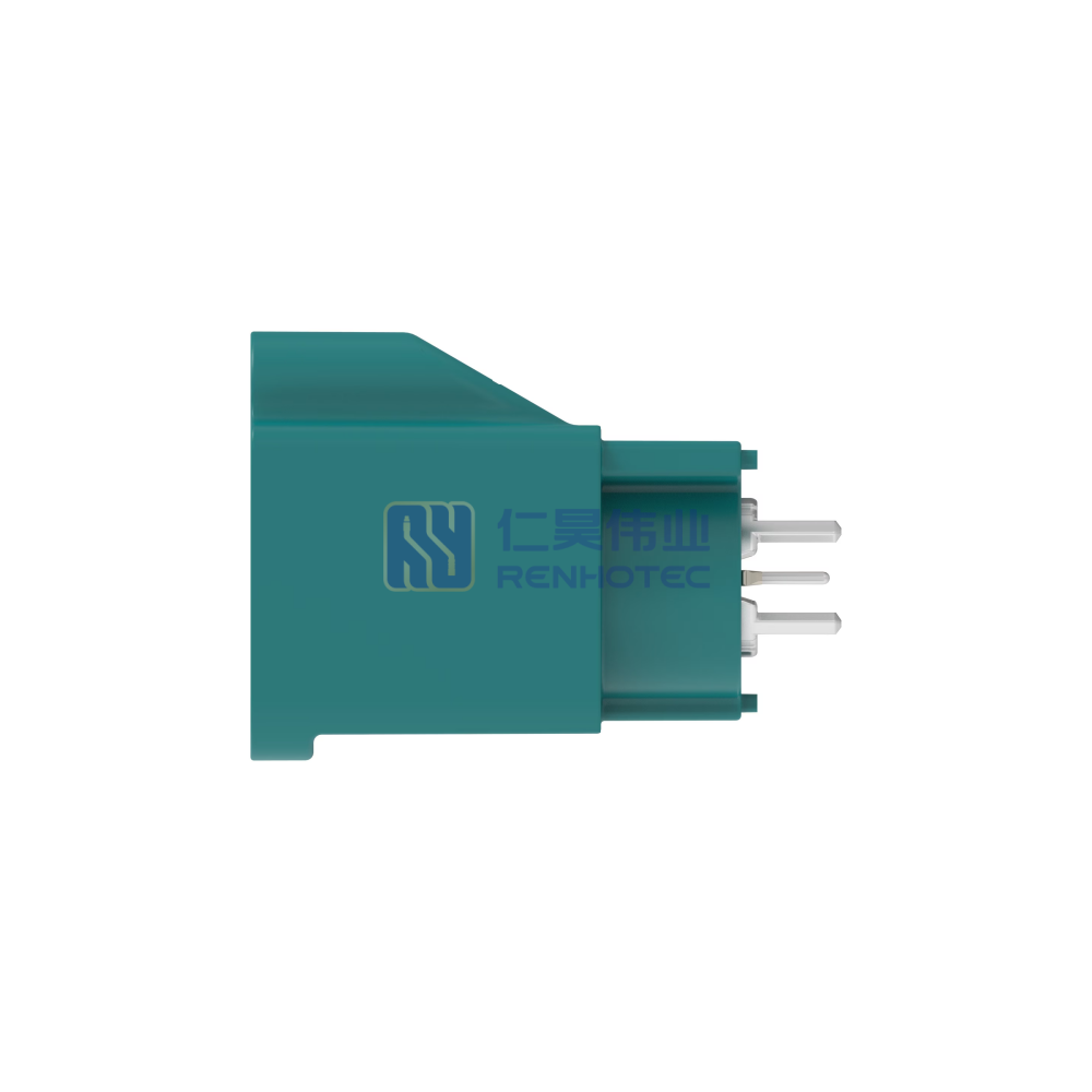 Wire-to-Board, Shielded, Vertical, 2 Position, Board Mount, Z Code, 2 mm Centerline, Signal, Data Connectivity Headers - Image 2