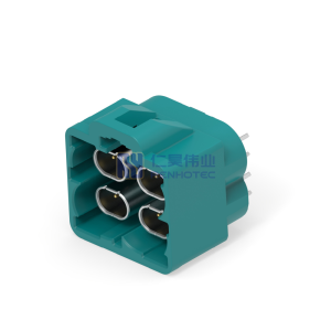 Cable-to-Board, Shielded, Vertical, 8 Position, Board Mount, Z Code, 2 mm Centerline, Data Connectivity Headers