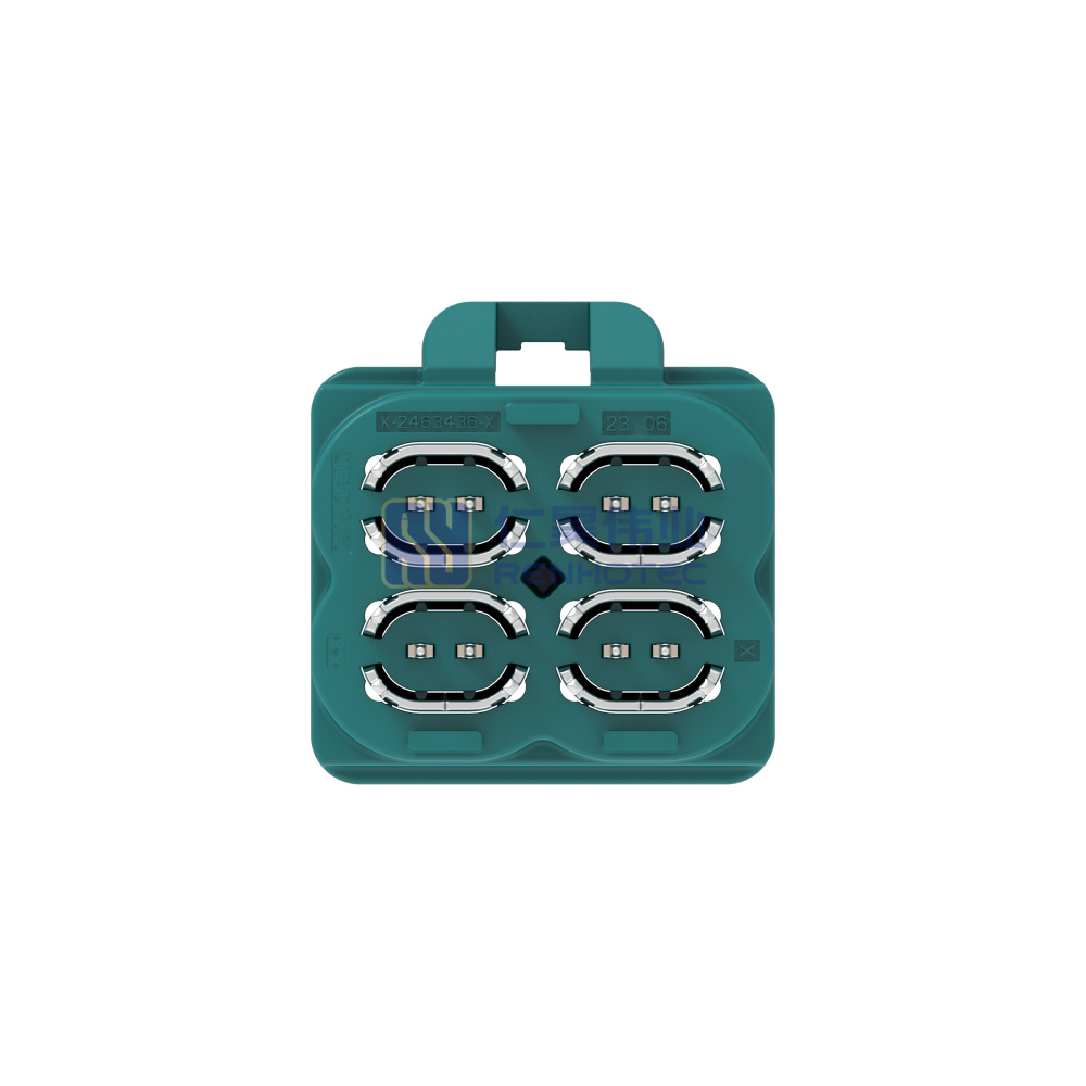 Cable-to-Board, Shielded, Vertical, 8 Position, Board Mount, Z Code, 2 mm Centerline, Data Connectivity Headers - Image 4
