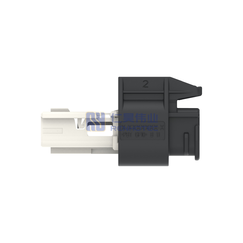 Cable-to-Board / Cable-to-Cable, Sealable, 180° Cable Exit, 1 Position, B Code, Housing for Female Terminals, Data Connectivity Housings - Image 2