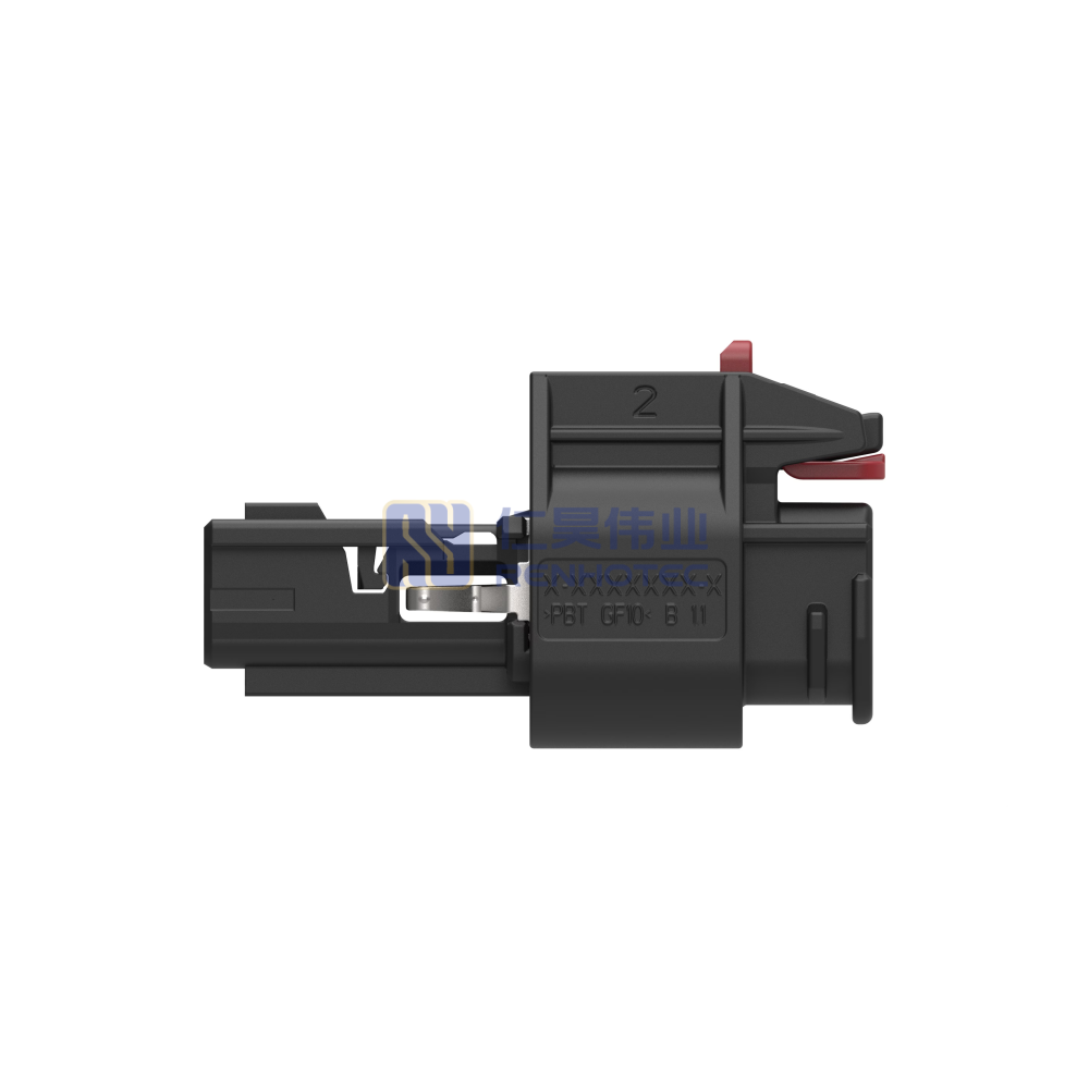 Cable-to-Board / Cable-to-Cable, Sealable, 180° Cable Exit, 1 Position, A Code, Housing for Female Terminals, Data Connectivity Housings - Image 2