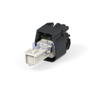 Cable-to-Board / Cable-to-Cable, Sealable, 180° Cable Exit, 1 Position, B Code, Housing for Female Terminals, Data Connectivity Housings