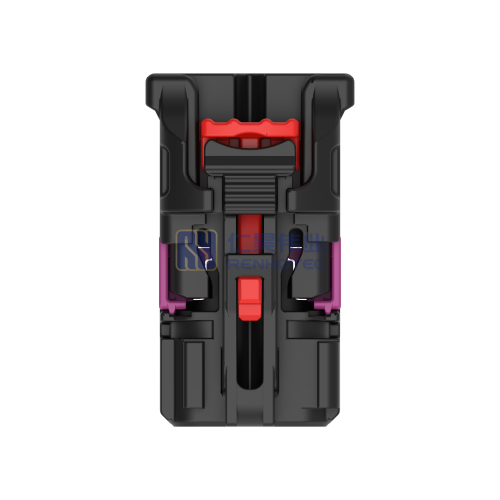 Cable-to-Cable 180° Cable Exit 4 Position A Code Housing for Female Terminals 4 mm Centerline Crimp Data Connectivity Housings - Image 3