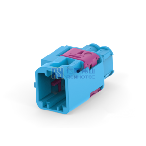 Cable-to-Cable 180° Cable Exit 4 Position C Code Housing for Male Terminals 4 mm Centerline Crimp Data Connectivity Housings