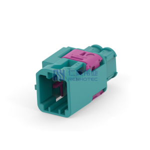 Cable-to-Cable 180° Cable Exit 4 Position Z Code Housing for Male Terminals 4 mm Centerline Crimp Data Connectivity Housings