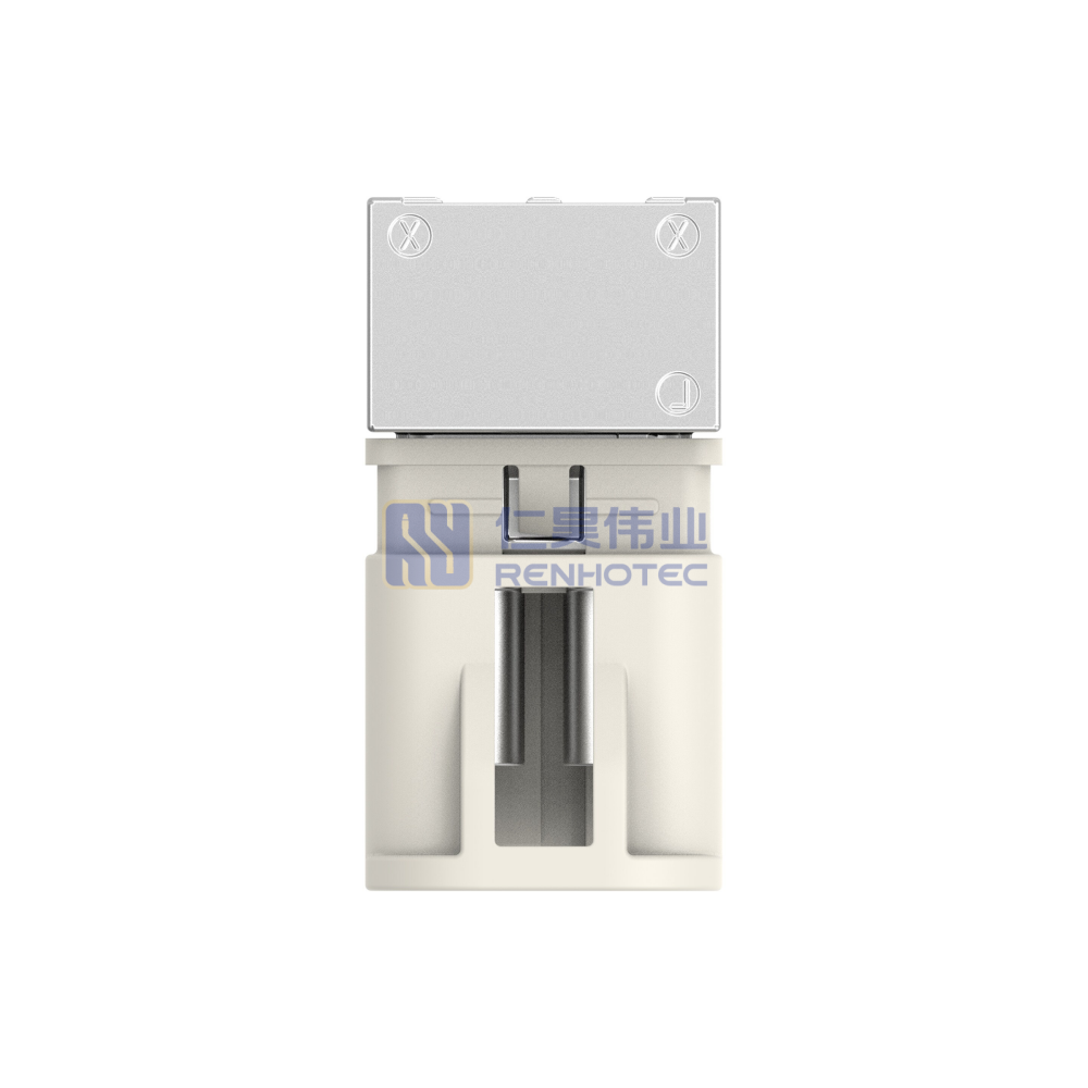 Cable-to-Board Shielded Horizontal 2 Position Board Mount B Code 4 mm Centerline Signal Data Connectivity Headers - Image 3