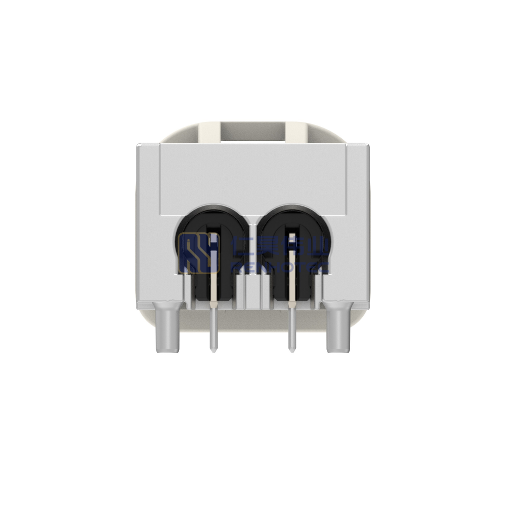 Cable-to-Board Shielded Horizontal 2 Position Board Mount B Code 4 mm Centerline Signal Data Connectivity Headers - Image 4