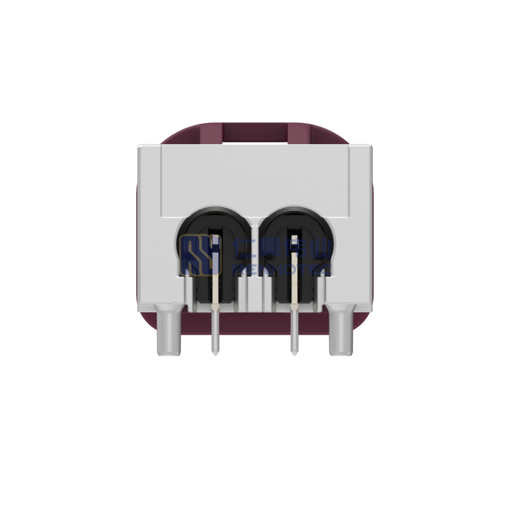 Cable-to-Board Shielded Horizontal 2 Position Board Mount D Code 4 mm Centerline Signal Data Connectivity Headers - Image 4