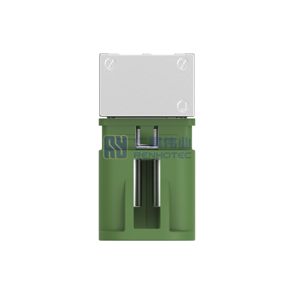 Cable-to-Board Shielded Horizontal 2 Position Board Mount E Code 4 mm Centerline Signal Data Connectivity Headers - Image 3