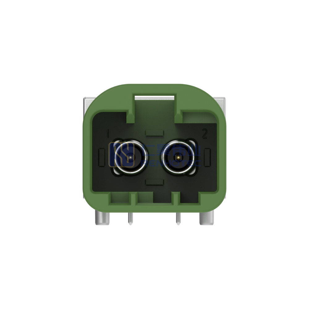 Cable-to-Board Shielded Horizontal 2 Position Board Mount E Code 4 mm Centerline Signal Data Connectivity Headers - Image 5