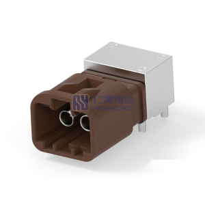 Cable-to-Board Shielded Horizontal 2 Position Board Mount F Code 4 mm Centerline Signal Data Connectivity Headers