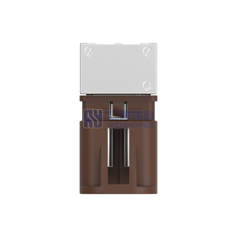 Cable-to-Board Shielded Horizontal 2 Position Board Mount F Code 4 mm Centerline Signal Data Connectivity Headers - Image 3