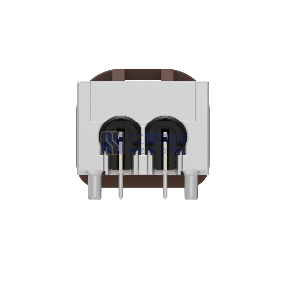 Cable-to-Board Shielded Horizontal 2 Position Board Mount F Code 4 mm Centerline Signal Data Connectivity Headers - Image 4