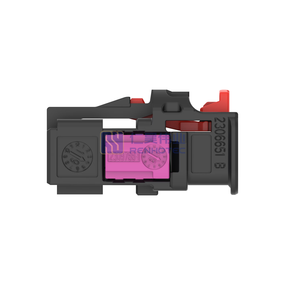 Cable-to-Cable 180° Cable Exit 2 Position A Code Housing for Female Terminals 4 mm Centerline Crimp Data Connectivity Housings - Image 2