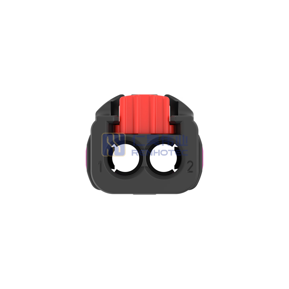 Cable-to-Cable 180° Cable Exit 2 Position A Code Housing for Female Terminals 4 mm Centerline Crimp Data Connectivity Housings - Image 4