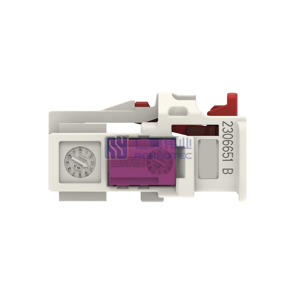 Cable-to-Cable 180° Cable Exit 2 Position B Code Housing for Female Terminals 4 mm Centerline Crimp Data Connectivity Housings - Image 2