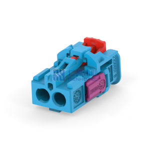 Cable-to-Cable 180° Cable Exit 2 Position C Code Housing for Female Terminals 4 mm Centerline Crimp Data Connectivity Housings