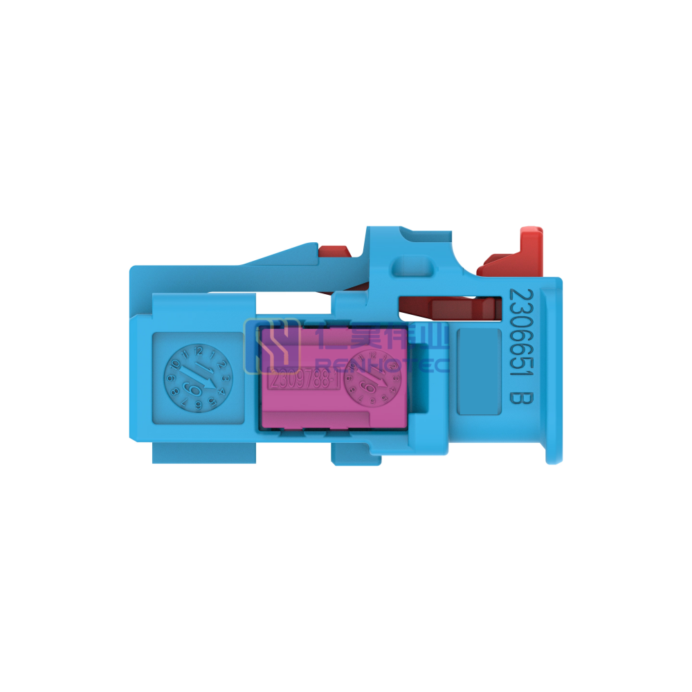 Cable-to-Cable 180° Cable Exit 2 Position C Code Housing for Female Terminals 4 mm Centerline Crimp Data Connectivity Housings - Image 2