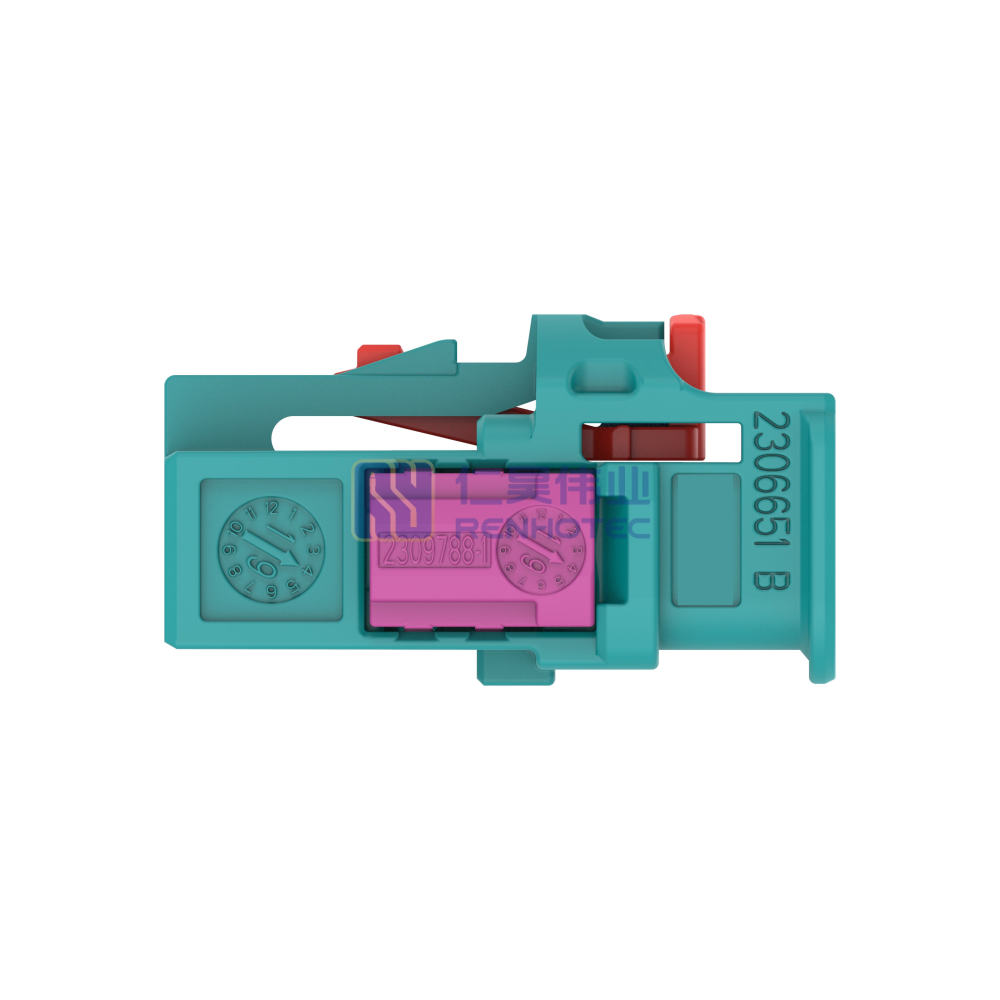 Cable-to-Cable 180° Cable Exit 2 Position Z Code Housing for Female Terminals 4 mm Centerline Crimp Data Connectivity Housings - Image 2