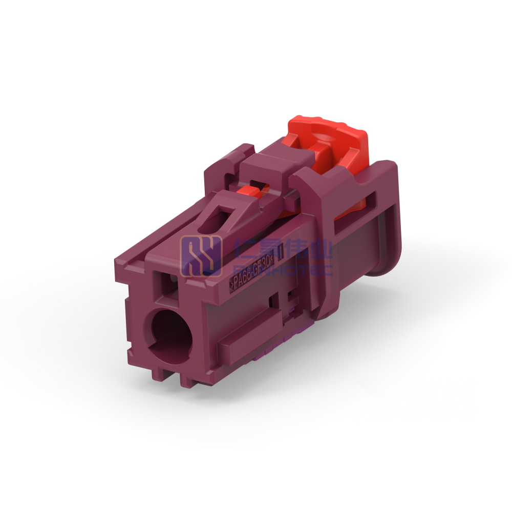 Cable-to-Cable / Wire-to-Wire 180° Cable Exit 1 Position D Code Housing for Female Terminals Crimp High Speed Data Data Connectivity Housings