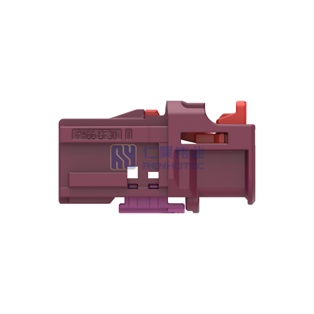 Cable-to-Cable / Wire-to-Wire 180° Cable Exit 1 Position D Code Housing for Female Terminals Crimp High Speed Data Data Connectivity Housings - Image 2
