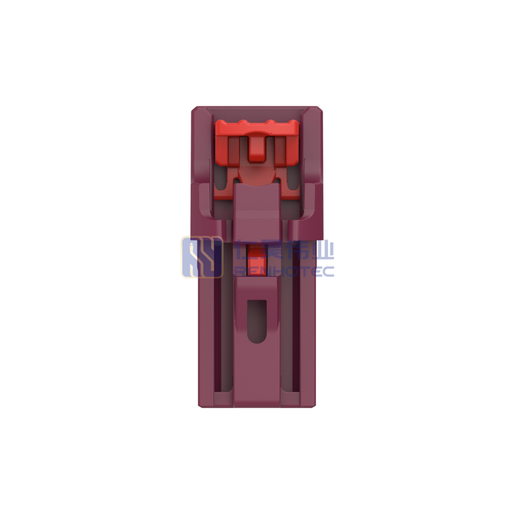 Cable-to-Cable / Wire-to-Wire 180° Cable Exit 1 Position D Code Housing for Female Terminals Crimp High Speed Data Data Connectivity Housings - Image 3