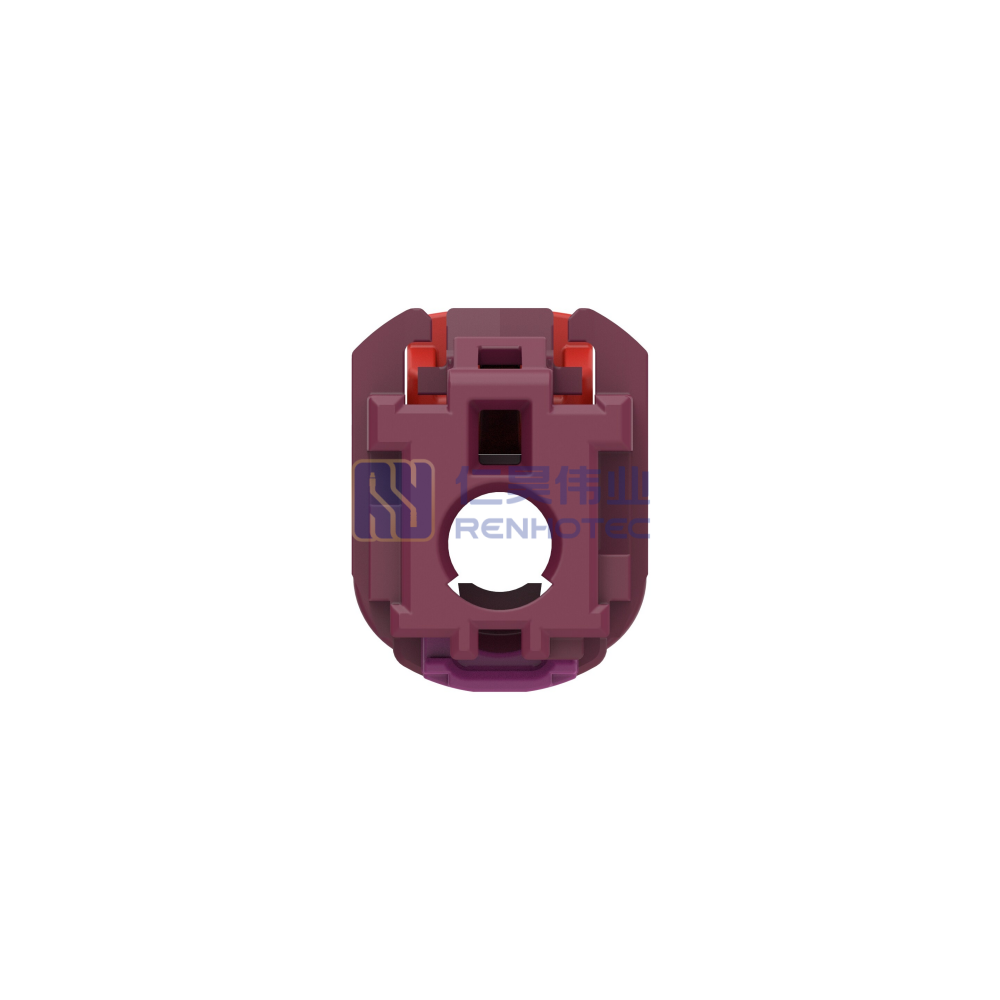 Cable-to-Cable / Wire-to-Wire 180° Cable Exit 1 Position D Code Housing for Female Terminals Crimp High Speed Data Data Connectivity Housings - Image 5