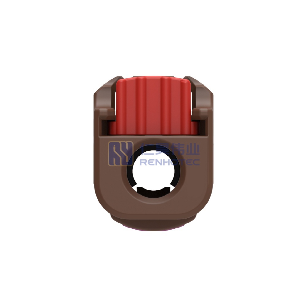 Cable-to-Cable / Wire-to-Wire 180° Cable Exit 1 Position F Code Housing for Female Terminals Crimp High Speed Data Data Connectivity Housings - Image 2