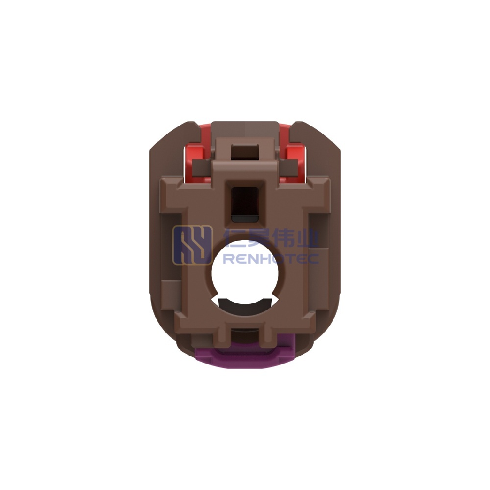 Cable-to-Cable / Wire-to-Wire 180° Cable Exit 1 Position F Code Housing for Female Terminals Crimp High Speed Data Data Connectivity Housings - Image 3