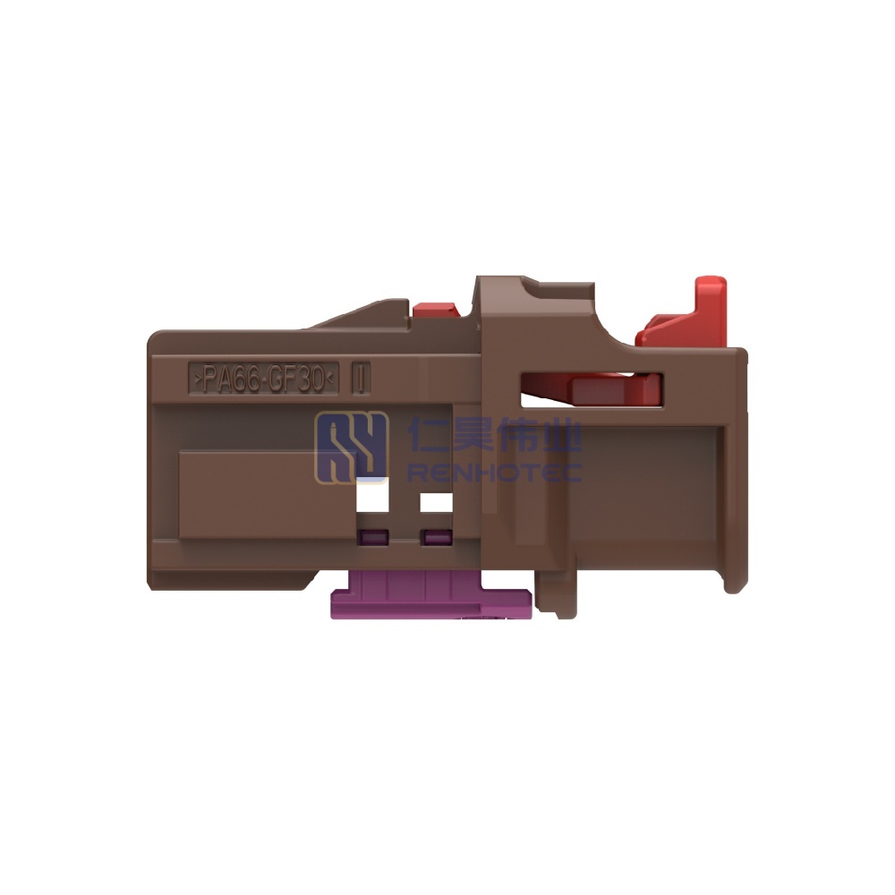 Cable-to-Cable / Wire-to-Wire 180° Cable Exit 1 Position F Code Housing for Female Terminals Crimp High Speed Data Data Connectivity Housings - Image 5