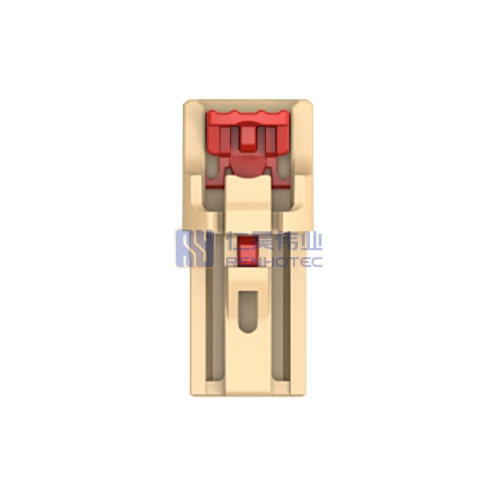 Cable-to-Cable / Wire-to-Wire 180° Cable Exit 1 Position J Code Housing for Female Terminals Crimp High Speed Data Data Connectivity Housings - Image 4