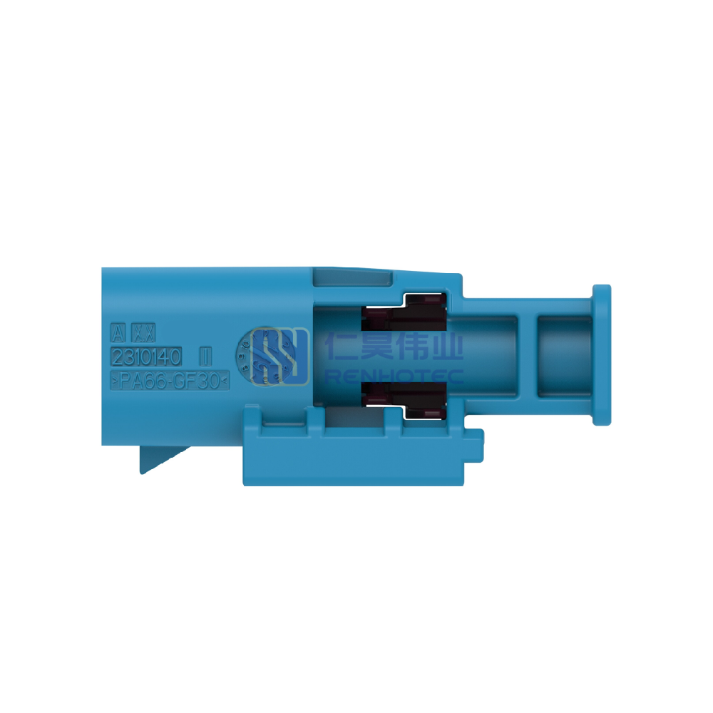 Cable-to-Cable / Wire-to-Wire 180° Cable Exit 1 Position C Code Housing for Male Terminals Crimp High Speed Data Data Connectivity Housings - Image 2