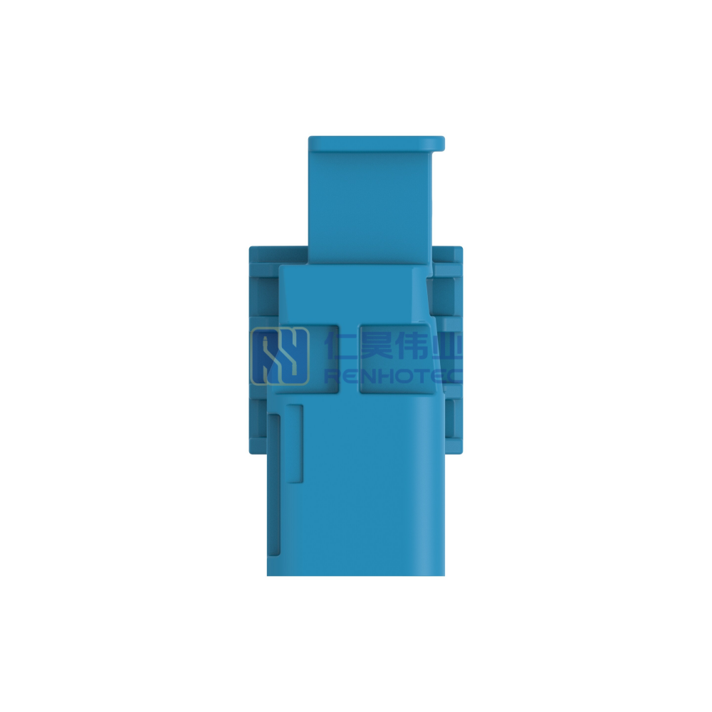 Cable-to-Cable / Wire-to-Wire 180° Cable Exit 1 Position C Code Housing for Male Terminals Crimp High Speed Data Data Connectivity Housings - Image 3