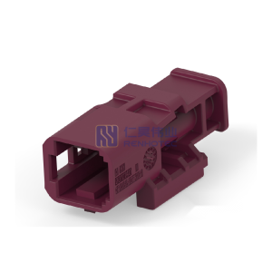 Cable-to-Cable / Wire-to-Wire 180° Cable Exit 1 Position D Code Housing for Male Terminals Crimp High Speed Data Data Connectivity Housings