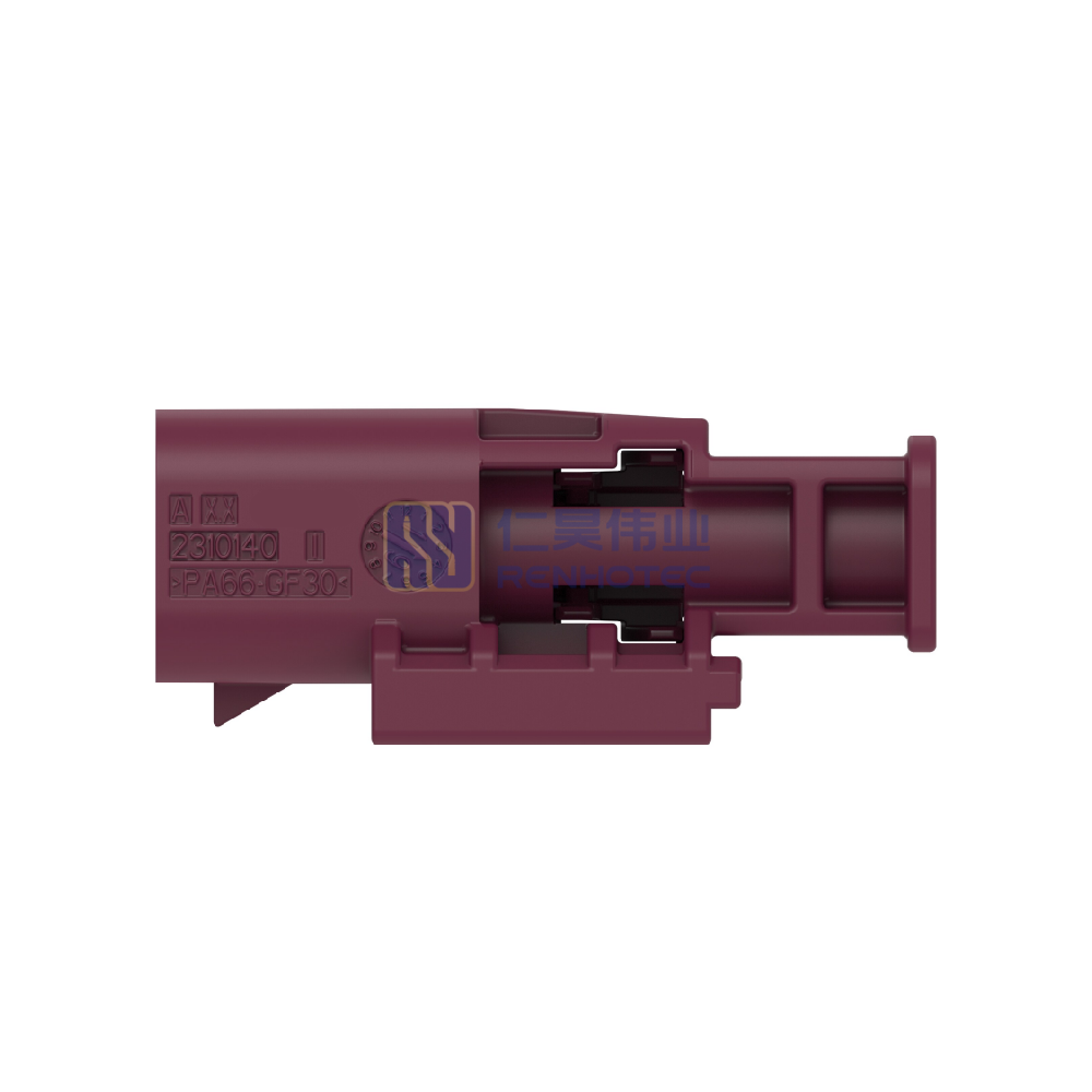 Cable-to-Cable / Wire-to-Wire 180° Cable Exit 1 Position D Code Housing for Male Terminals Crimp High Speed Data Data Connectivity Housings - Image 2