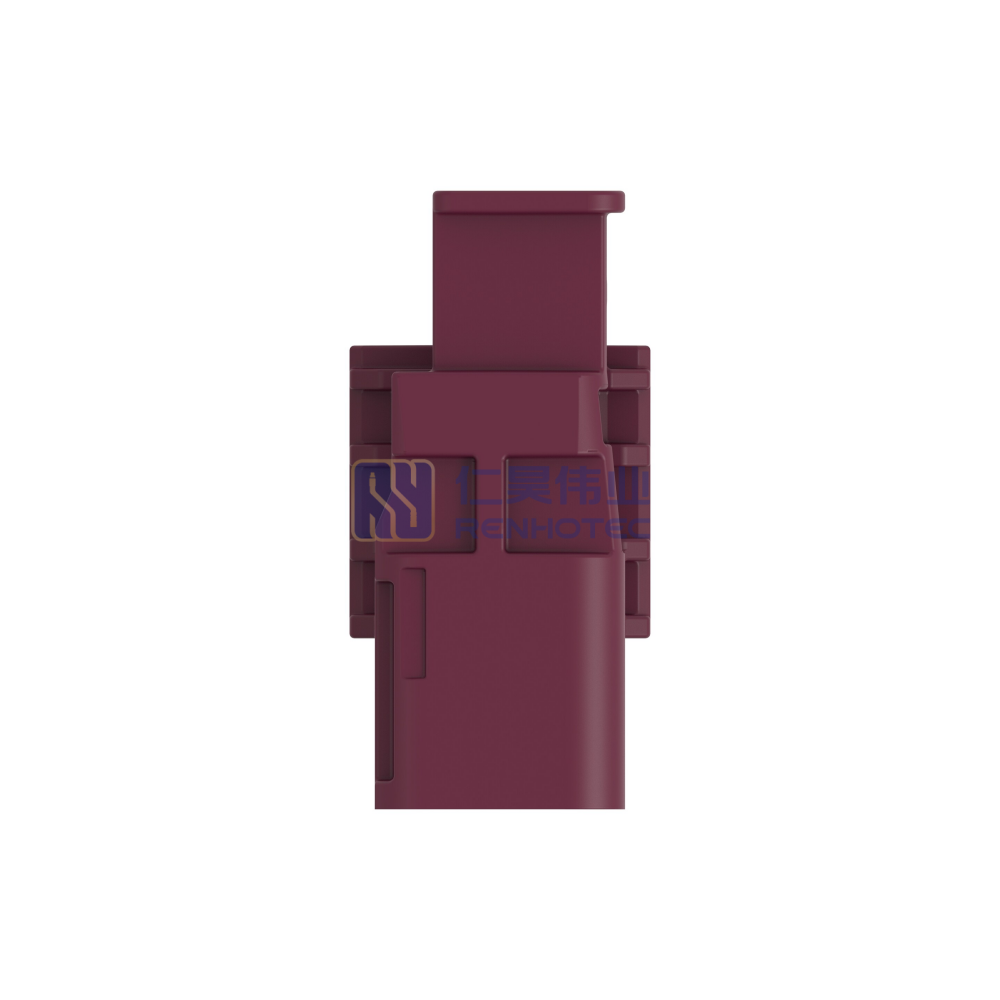 Cable-to-Cable / Wire-to-Wire 180° Cable Exit 1 Position D Code Housing for Male Terminals Crimp High Speed Data Data Connectivity Housings - Image 3