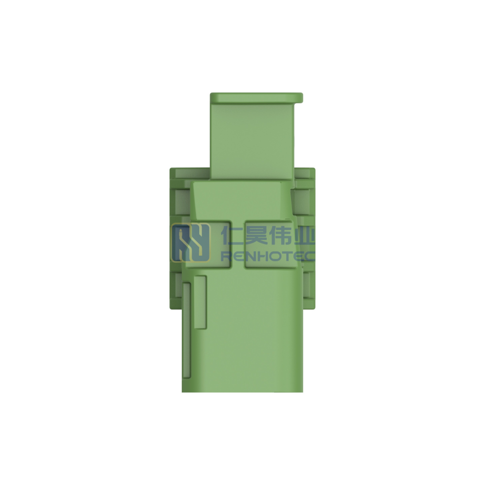 Cable-to-Cable / Wire-to-Wire 180° Cable Exit 1 Position E Code Housing for Male Terminals Crimp High Speed Data Data Connectivity Housings - Image 3