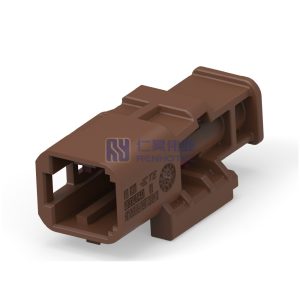 Cable-to-Cable / Wire-to-Wire 180° Cable Exit 1 Position F Code Housing for Male Terminals Crimp High Speed Data Data Connectivity Housings