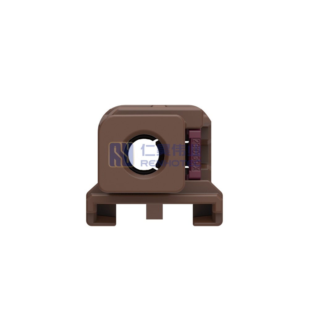 Cable-to-Cable / Wire-to-Wire 180° Cable Exit 1 Position F Code Housing for Male Terminals Crimp High Speed Data Data Connectivity Housings - Image 3