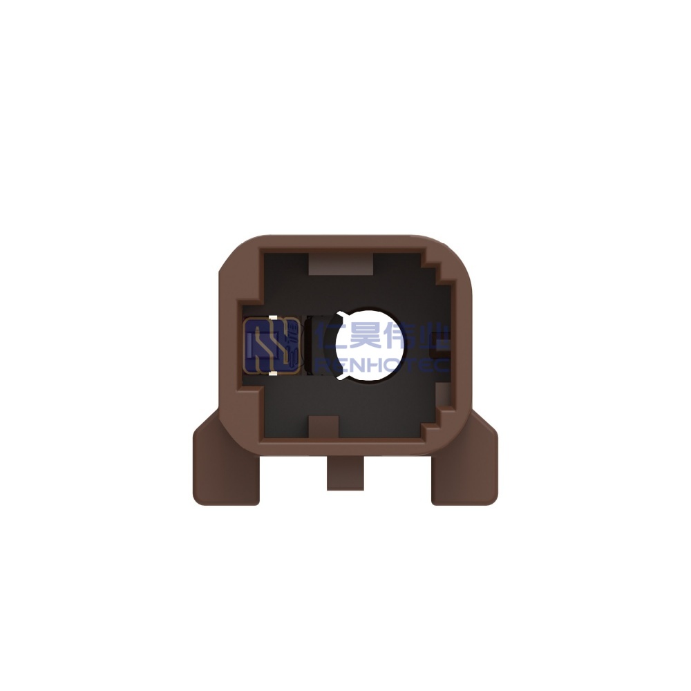 Cable-to-Cable / Wire-to-Wire 180° Cable Exit 1 Position F Code Housing for Male Terminals Crimp High Speed Data Data Connectivity Housings - Image 4