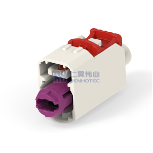 Cable-to-Cable Sealable 180° Cable Exit 1 Position B Code Housing for Female Terminals Crimp Data Connectivity Housings