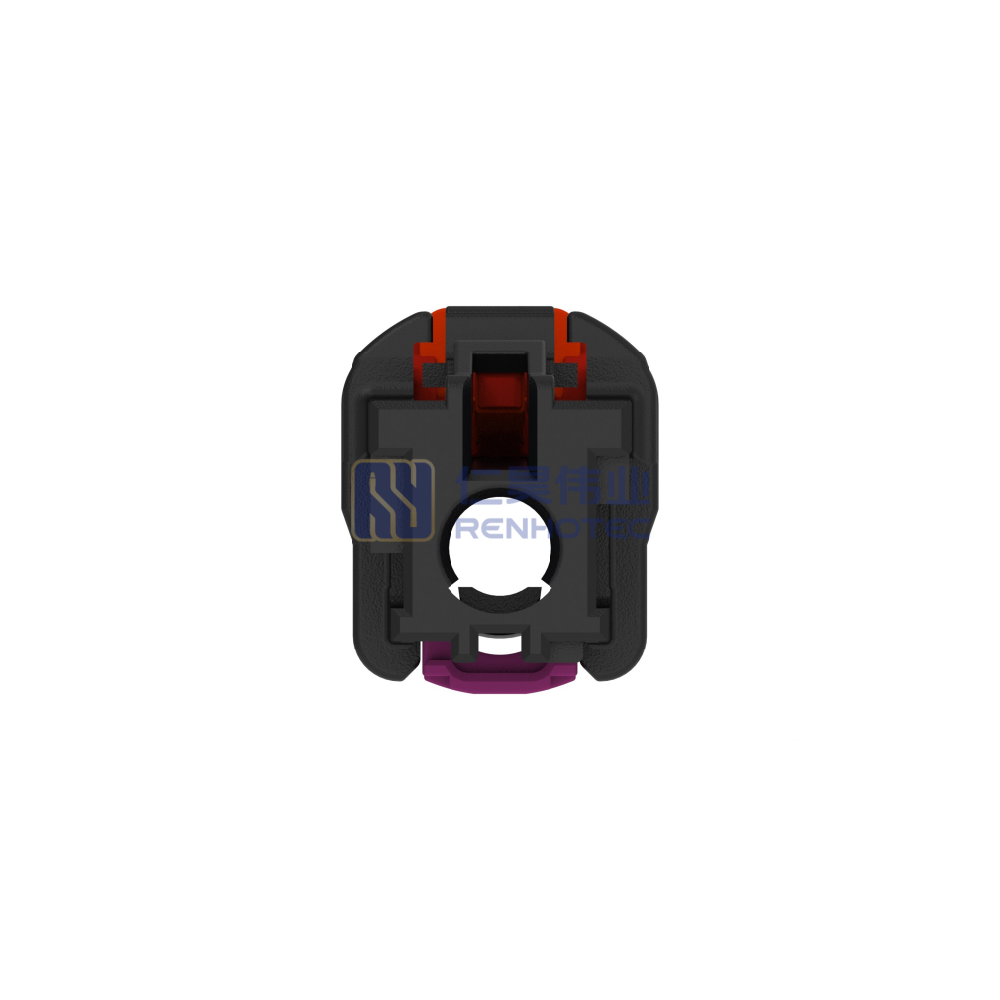 Cable-to-Cable, 90° Cable Exit, 1 Position, A Code, Housing for Female Terminals, Crimp, Cable Mount (Free-Hanging), Data Connectivity Housings - Image 5