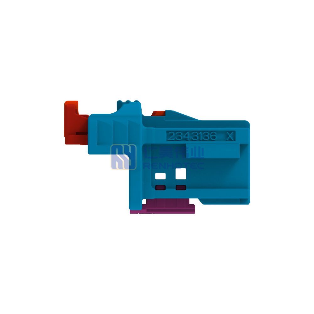 Cable-to-Cable, 90° Cable Exit, 1 Position, C Code, Housing for Female Terminals, Crimp, Cable Mount (Free-Hanging), Data Connectivity Housings - Image 2