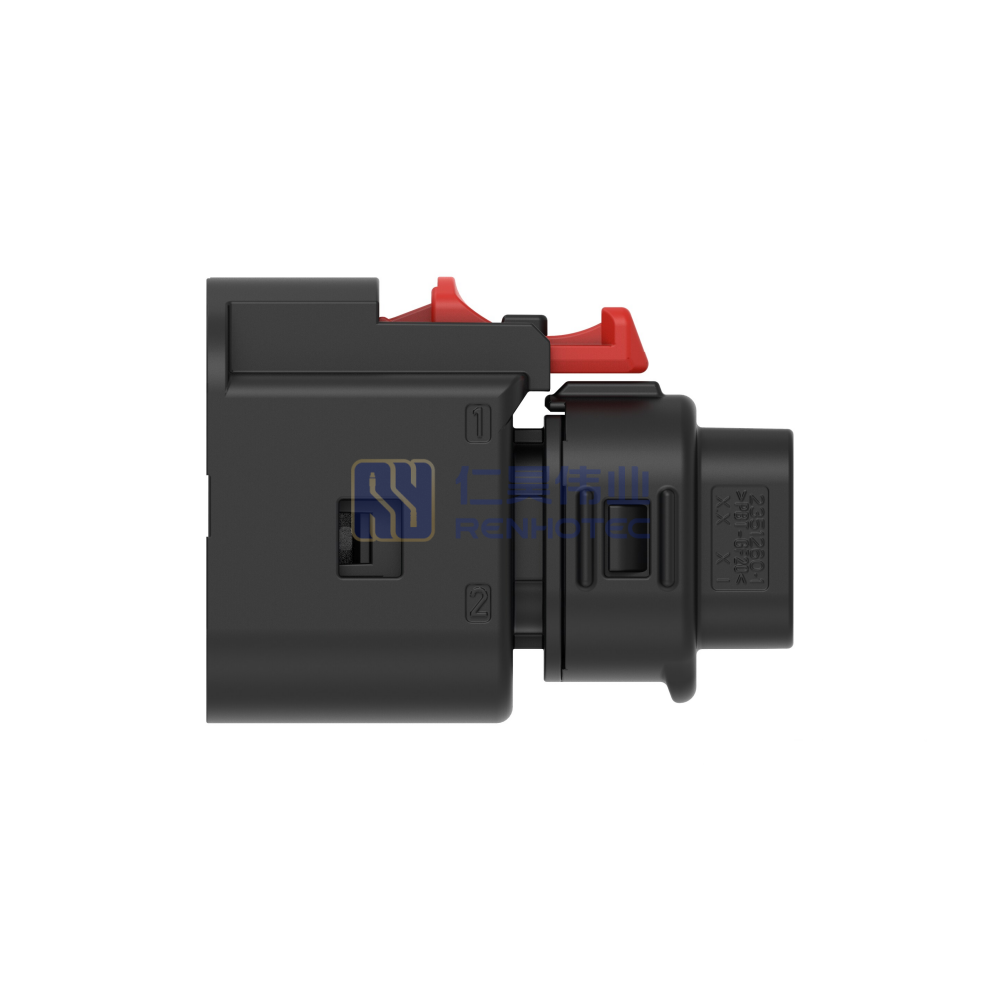 Wire-to-Board, Sealable, 180° Cable Exit, 4 Position, A Code, Housing for Female Terminals, 5 mm Centerline, Crimp, Data Connectivity Housings - Image 2