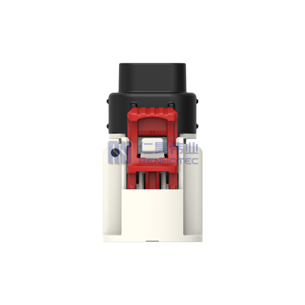 Wire-to-Board, Sealable, 180° Cable Exit, 4 Position, B Code, Housing for Female Terminals, 5 mm Centerline, Crimp, Data Connectivity Housings - Image 3