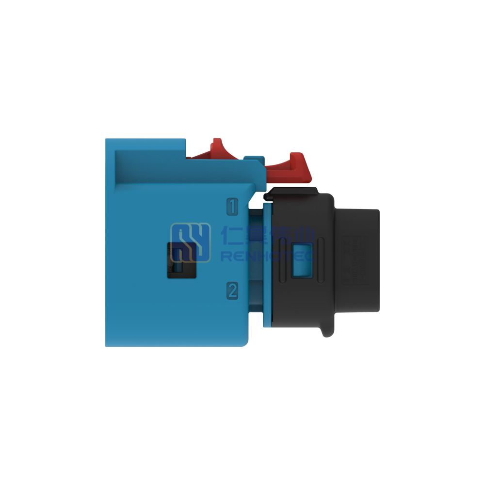 Cable-to-Cable, Sealable, 180° Cable Exit, 4 Position, C Code, Housing for Female Terminals, 5 mm Centerline, Data Connectivity Housings - Image 2