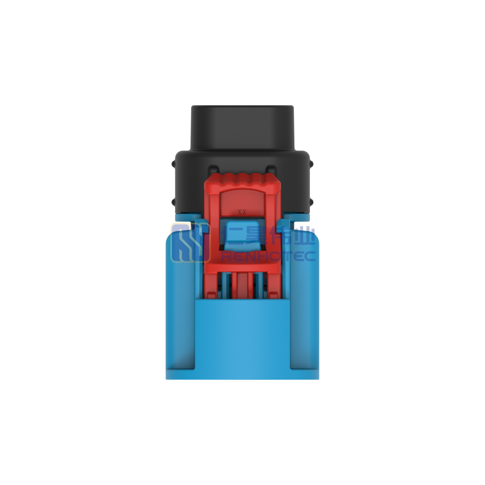 Cable-to-Cable, Sealable, 180° Cable Exit, 4 Position, C Code, Housing for Female Terminals, 5 mm Centerline, Data Connectivity Housings - Image 3