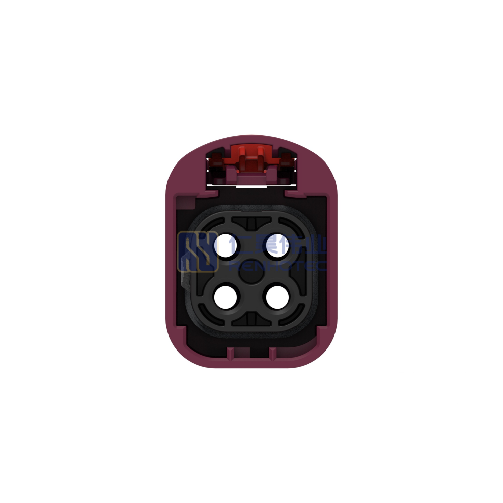 Cable-to-Cable, Sealable, 180° Cable Exit, 4 Position, D Code, Housing for Female Terminals, 5 mm Centerline, Data Connectivity Housings - Image 5