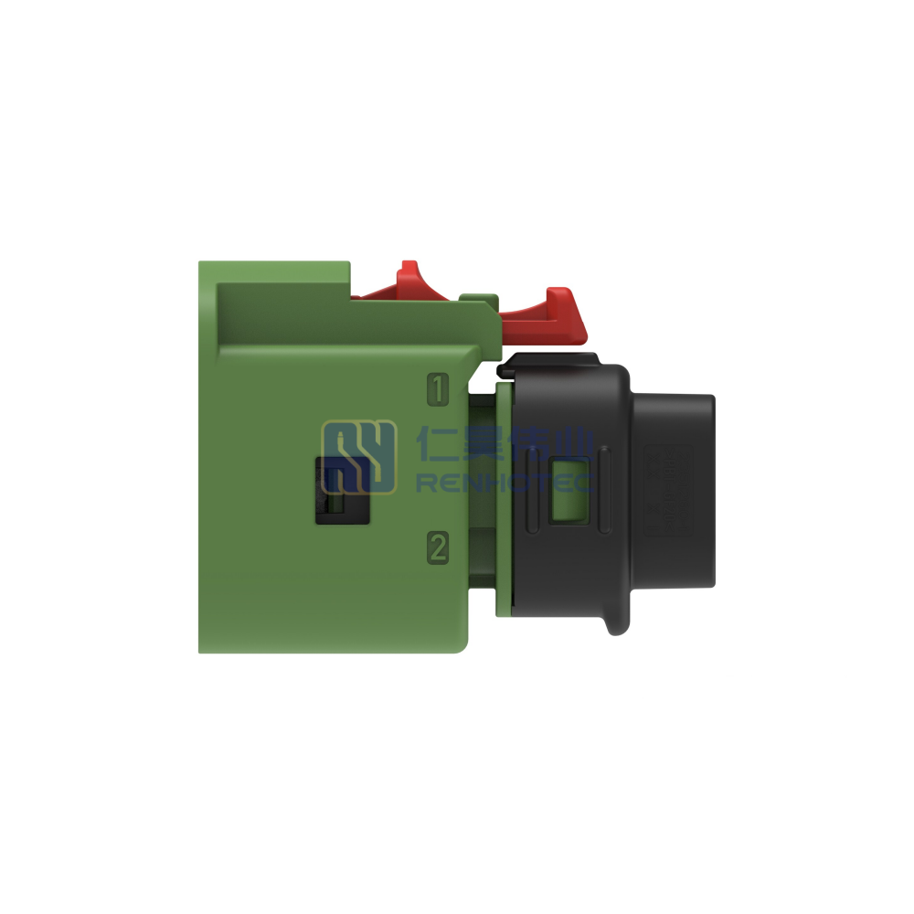 Cable-to-Cable, Sealable, 180° Cable Exit, 4 Position, E Code, Housing for Female Terminals, 5 mm Centerline, Data Connectivity Housings - Image 2